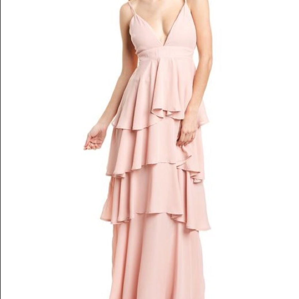 GRACIA Women’s Casual Maxi Dress Color Pink Size M